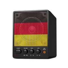 ドイツ国旗のスピーカー
