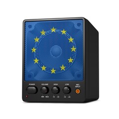 欧州連合旗のスピーカー
