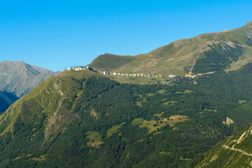 Ski station of Saint Lary Soulan, France