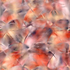 Seamless watercolor wet on wet wash painting pattern swatch for surface print. High quality contemporary illustration. Trendy pastel marble artistic textured colours. Rough dye stain repeat artwork.