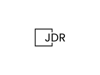 JDR letter initial logo design vector illustration
