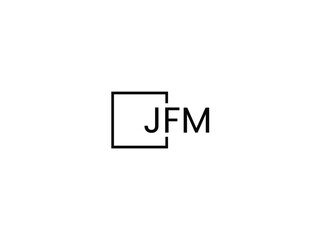 JFM letter initial logo design vector illustration