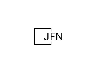 Obraz premium JFN letter initial logo design vector illustration