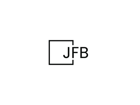 JFB letter initial logo design vector illustration