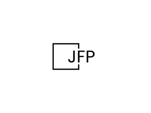 JFP letter initial logo design vector illustration