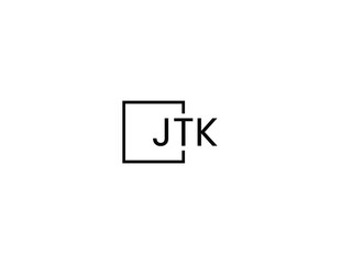 JTK letter initial logo design vector illustration