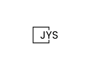 JYS letter initial logo design vector illustration