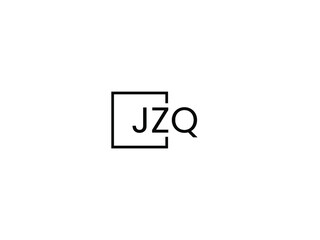 JZQ letter initial logo design vector illustration