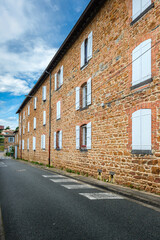 Fototapeta na wymiar Quartier Déchelette, Amplepuis, France