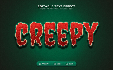 Creepy Editable Text Effect