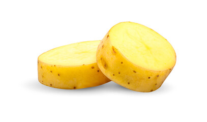 Potato isolated on white backgroun