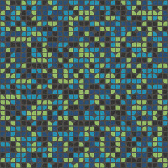 Abstract Geometric Pattern generative computational art illustration