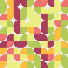 Abstract Geometric Pattern generative computational art illustration