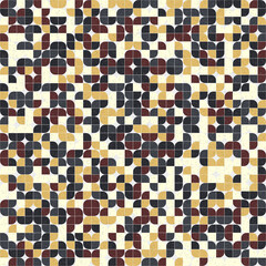 Abstract Geometric Pattern generative computational art illustration