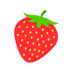 strawberry vector illustration clipart logo icon