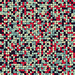 Fototapeta premium Abstract Geometric Pattern generative computational art illustration