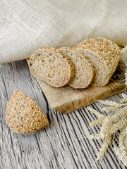 whole grain, yeast-free bread