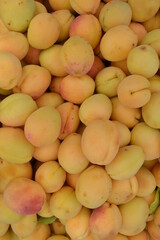Naklejka na ściany i meble peaches at the market