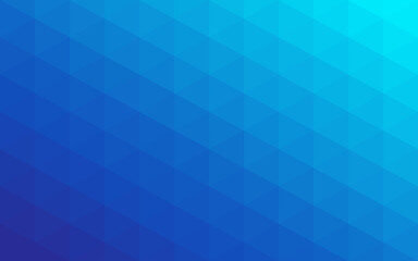 Fototapeta premium Abstract lowpoly blue gradient background. Vector geometric pattern