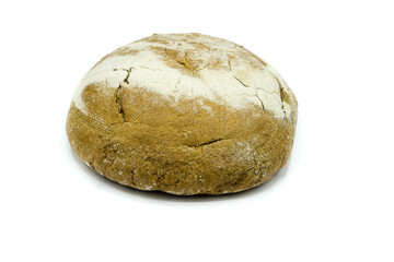 Rustic Bread isolated on white Background