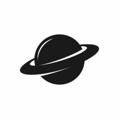 Saturn icon design template illustration vector