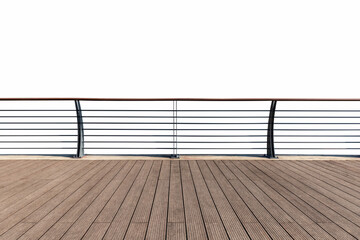 Fototapeta premium waterfront viewing platform isolated