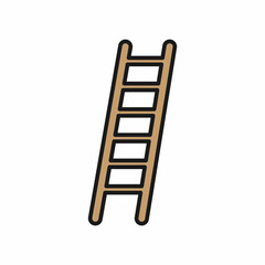 Ladder icon design template illustration vector