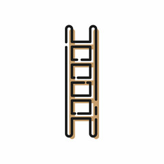 Ladder icon design template illustration vector