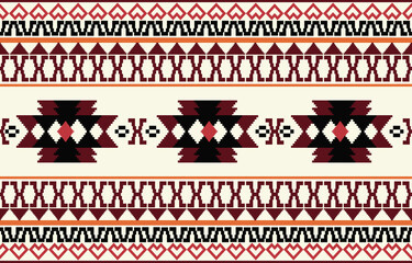 Aztec Tribal Seamless Pattern. 