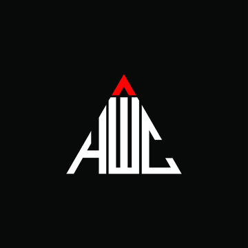 HWC letter logo creative design. HWC unique design
