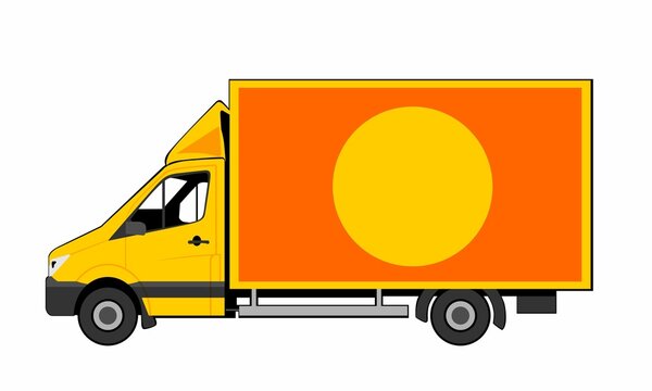 Truck with a trailer