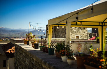 Obraz premium Architecture of medieval castle Rabati