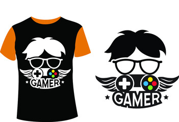 Video game logo template with retro style Vector