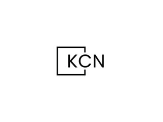 KCN letter initial logo design vector illustration