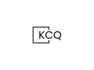 Obraz premium KCQ letter initial logo design vector illustration