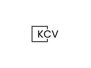 Obraz premium KCV letter initial logo design vector illustration