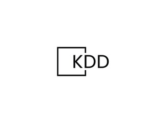 Fototapeta premium KDD letter initial logo design vector illustration