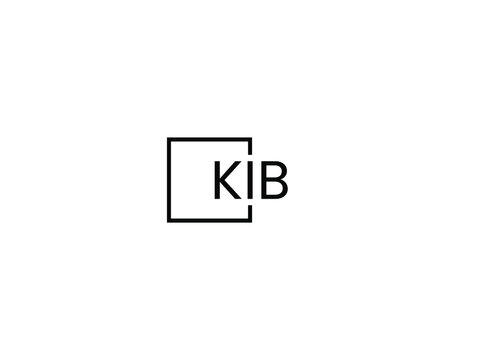 KIB letter initial logo design vector illustration