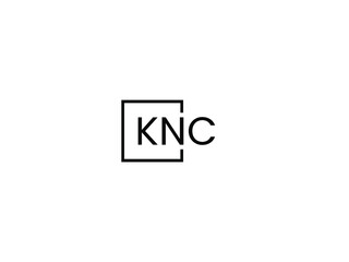 Fototapeta premium KNC letter initial logo design vector illustration