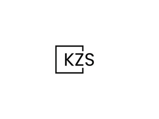 KZS letter initial logo design vector illustration