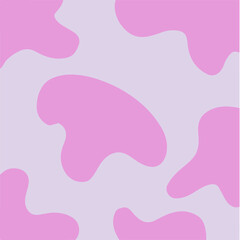 Colorful Cow Pattern Background. Ornament Design. Vector Illustration.