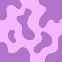 Colorful Cow Pattern Background. Ornament Design. Vector Illustration.