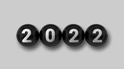 2022. New Year. Christmas. Two thousand twenty-two