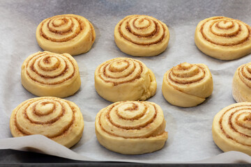 Homemade sweet cinnamon rolls