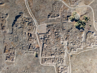 Kultepe ancient city ruins. Assyrian Trade Center in Karum-Kanis in Kayseri city Turkey. Its name in Assyrian texts from the 20th century BC was Kanesh