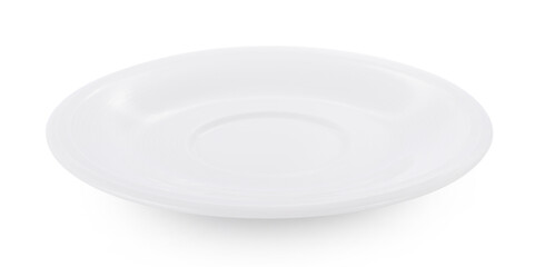 white plate isolated on white background