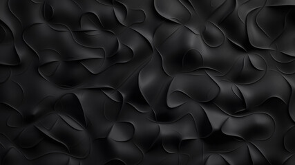 Black abstract background luxury cloth or liquid wave or wavy folds