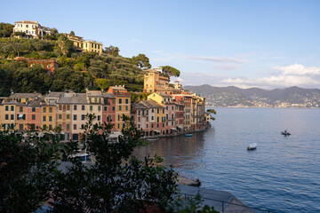 Fototapeta na wymiar Village coloré de Portofino en Ligurie, Italie