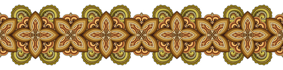 Vector abstract decorative ethnic ornamental illustration
