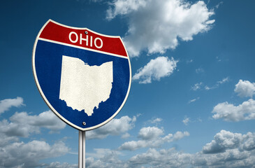 Ohio - US State in Midwestern region of the United States - obrazy, fototapety, plakaty